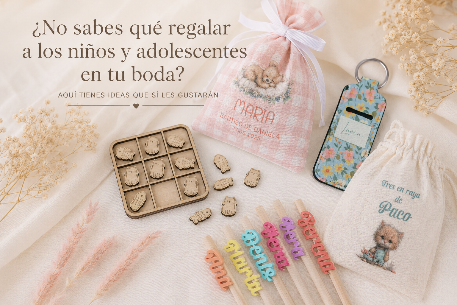 ¿No sabes qué regalar a los niños y adolescentes en tu boda? Aquí tienes ideas que sí les gustarán