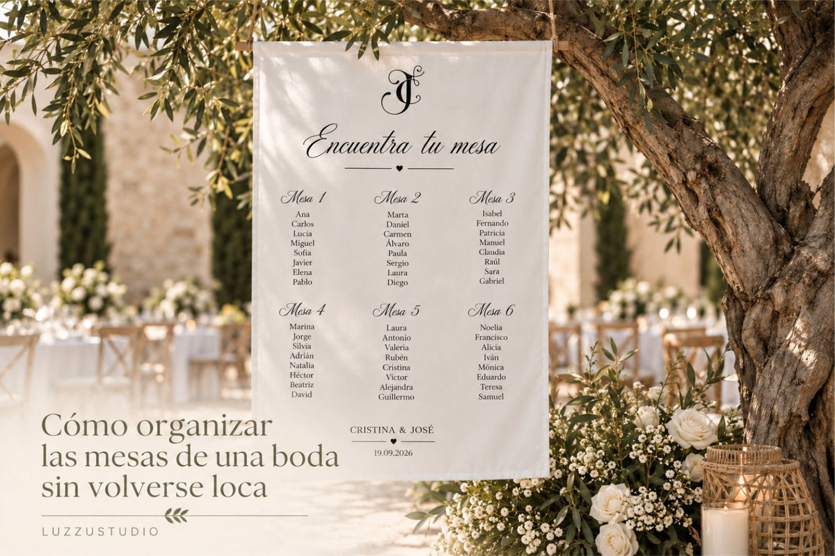 Cómo organizar las mesas de una boda sin volverse loca: guía práctica para crear el seating perfecto