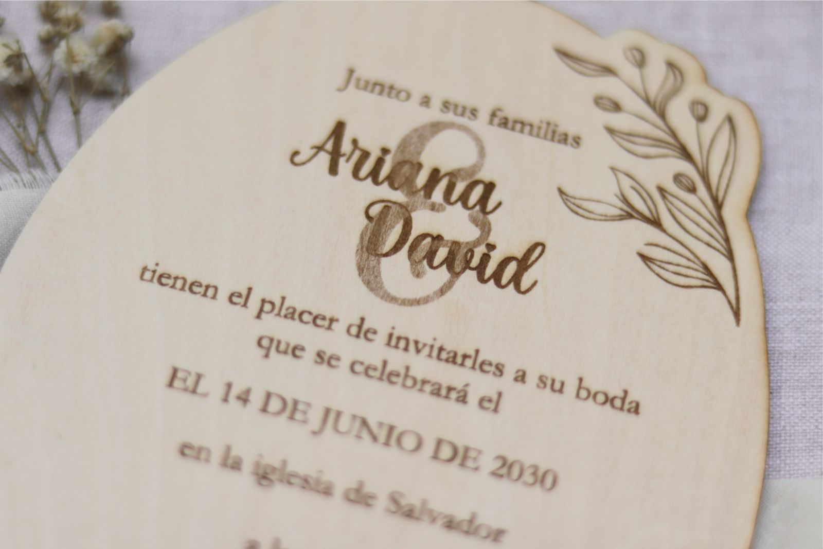 Invitación de boda - AMALIA