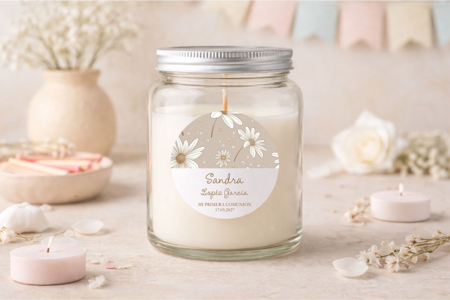 Adhesivo Personalizado - Floral