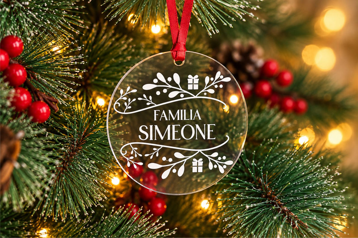 Adorno de árbol de navidad personalizado