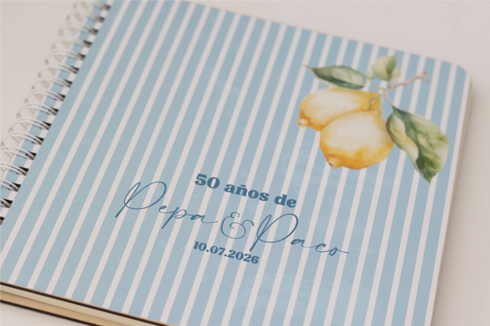Libro de firmas para boda Colección Sorrento