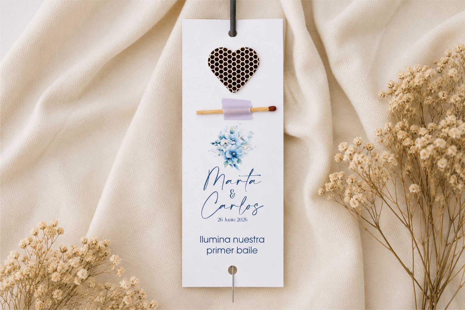 Bengala para bodas personalizados | Celeste