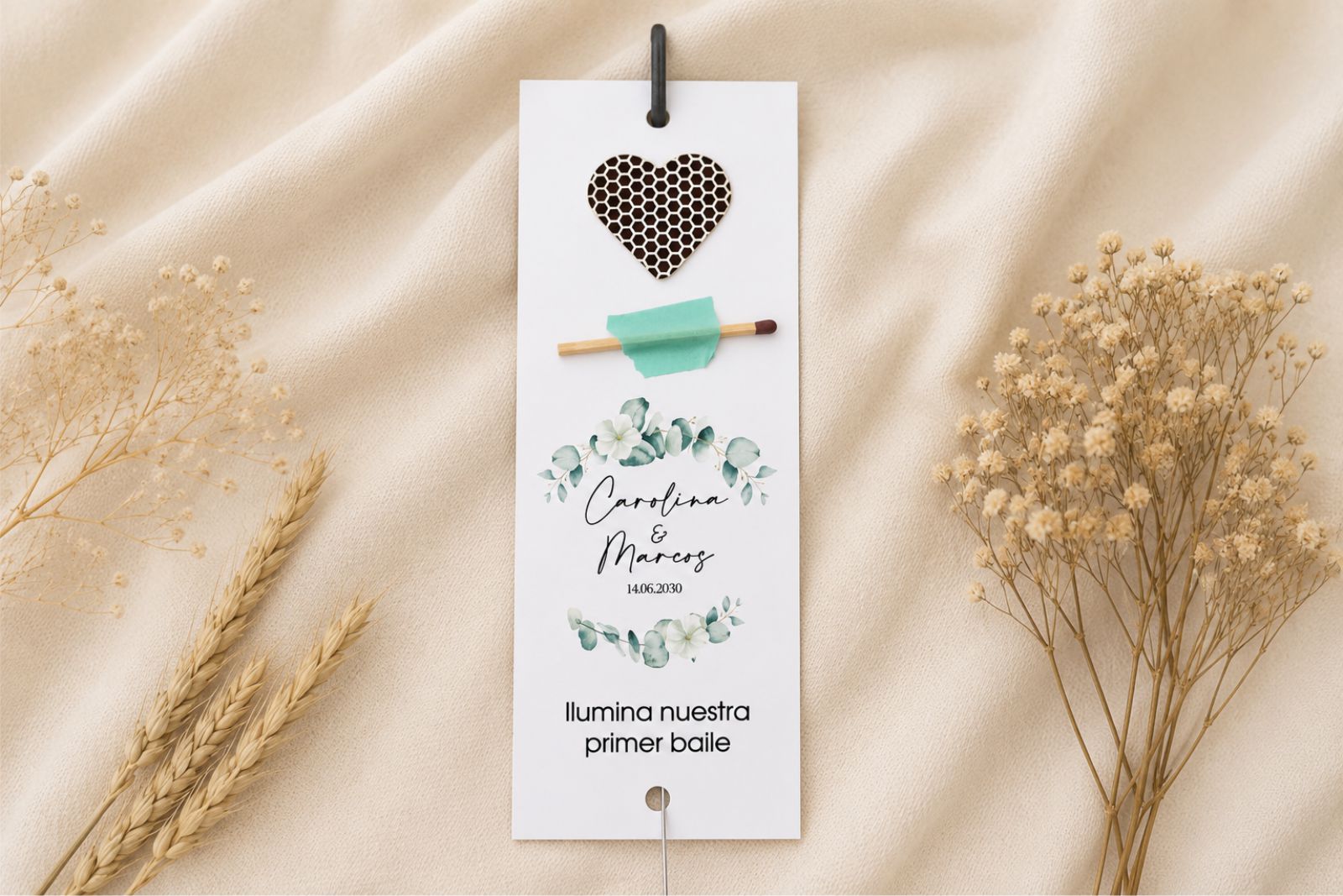 Bengala para bodas personalizados | Eucalipto