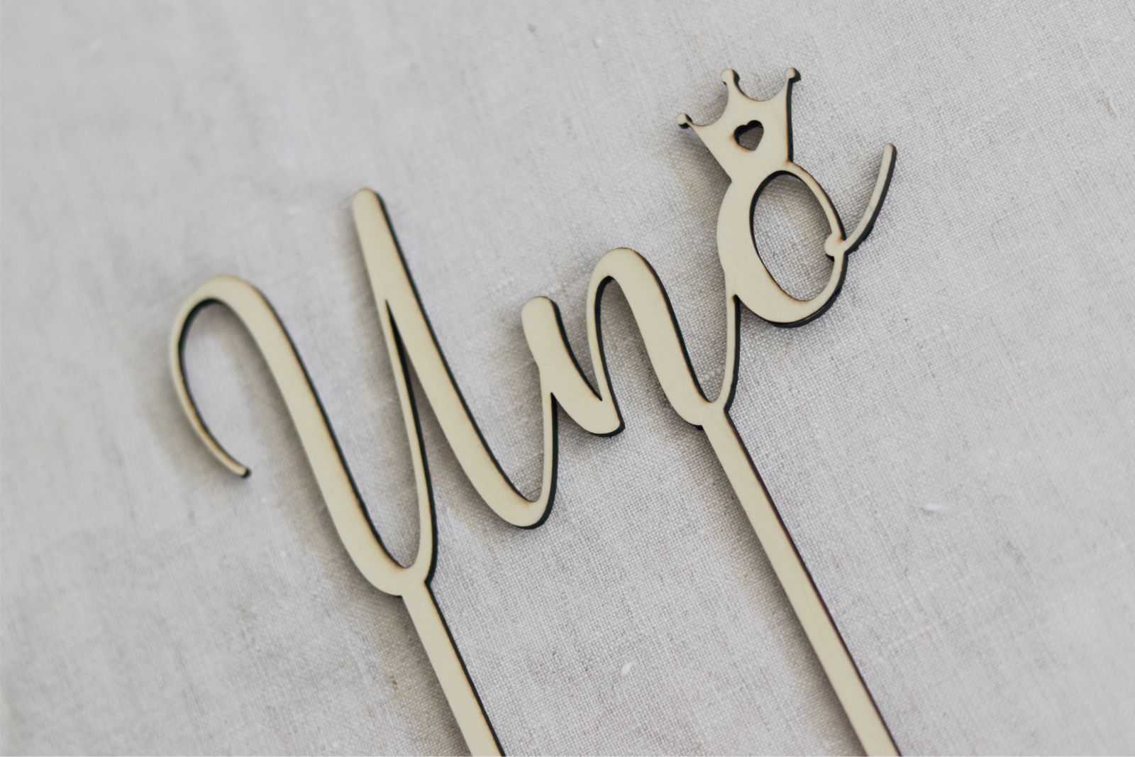 Cake topper - NÚMERO