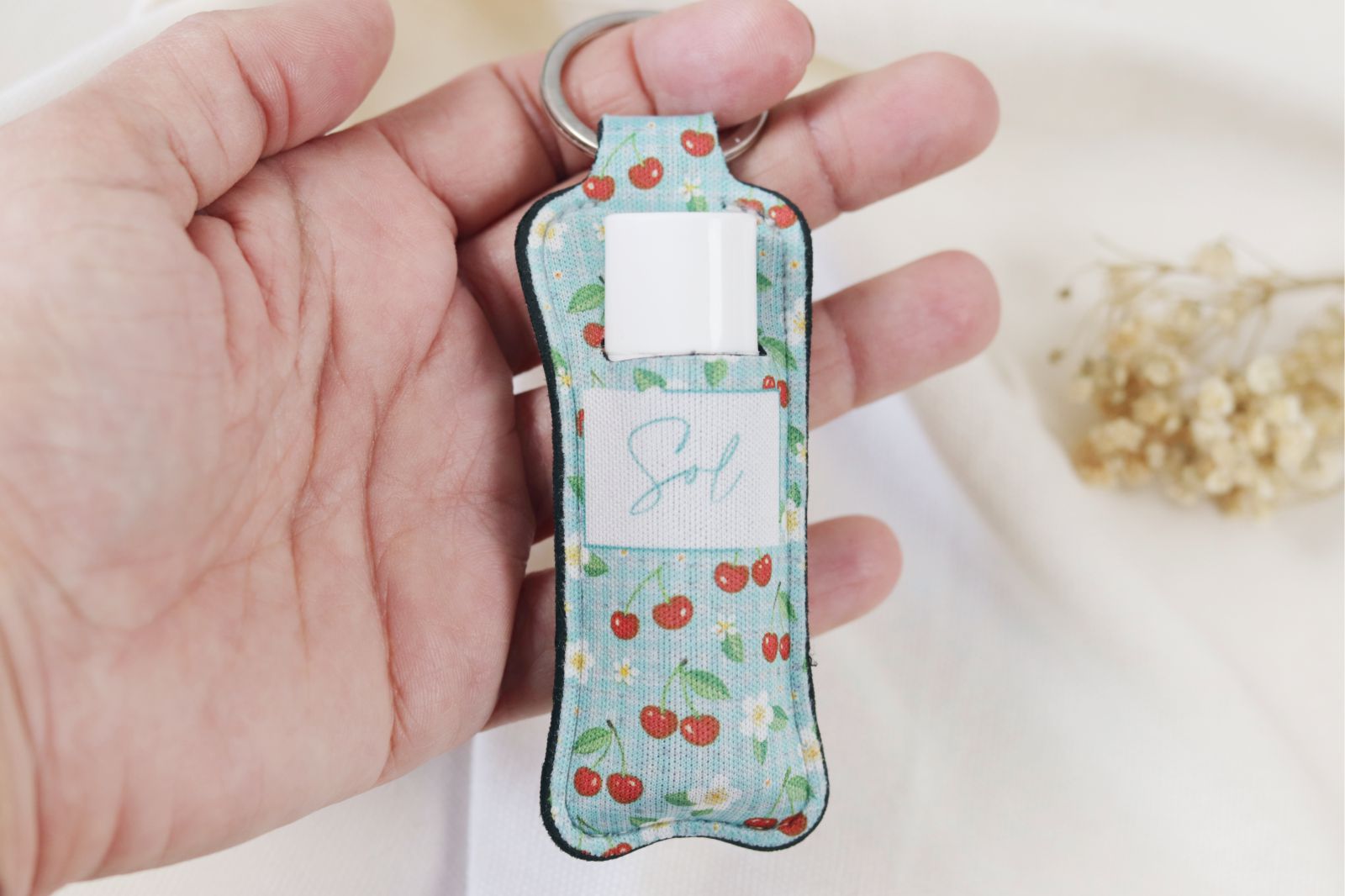 Llavero Estuche para Bálsamo Labial Personalizado | Detalle Original para Eventos