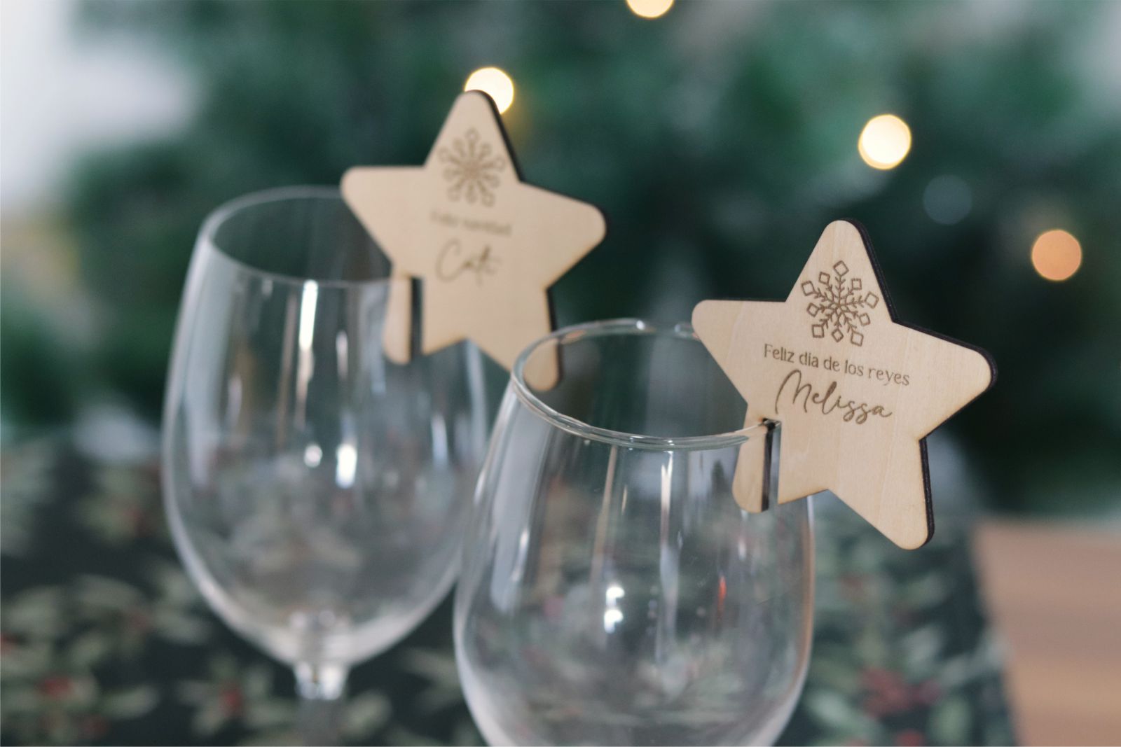 Marcacopas navideñas