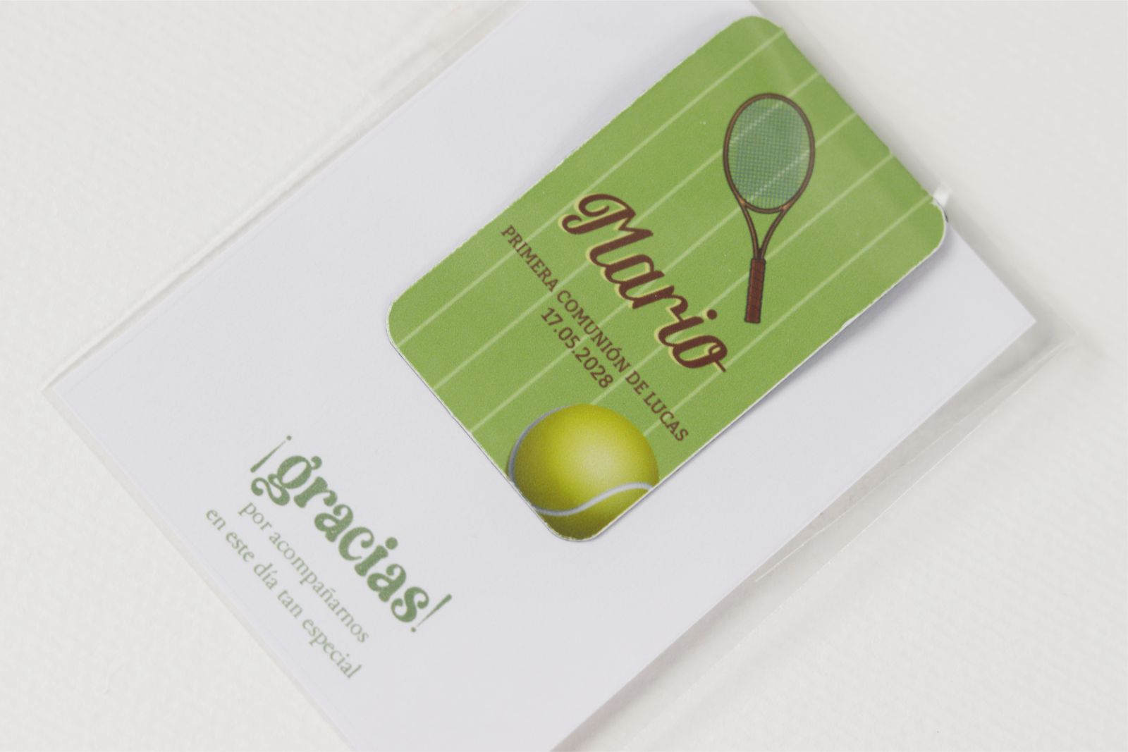 Marcapáginas imantado - Tenis