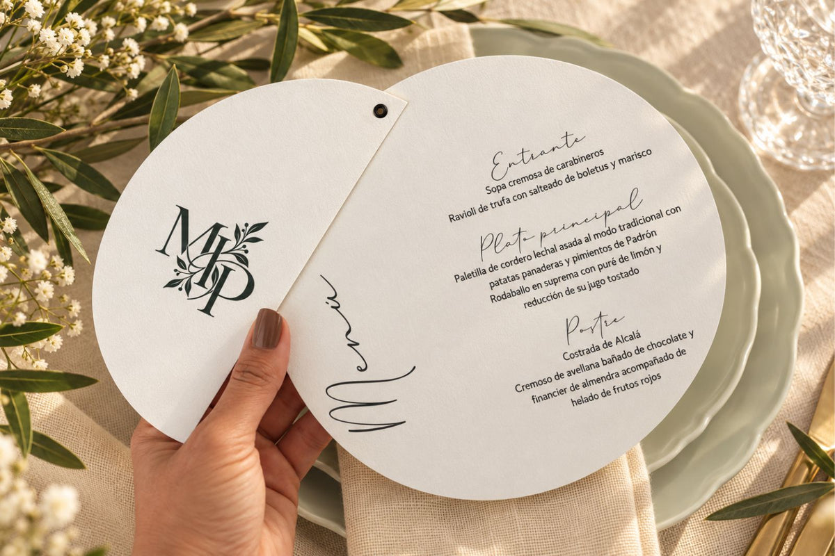 Menú de boda - LOGO