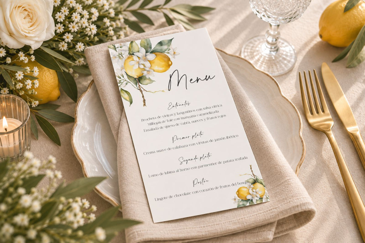 Menú de boda - SICILIA
