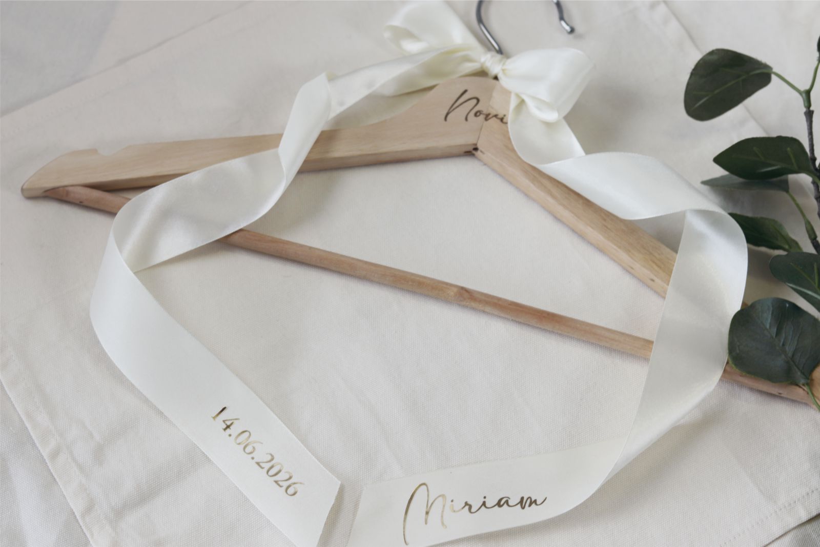 Percha con Lazo Personalizado