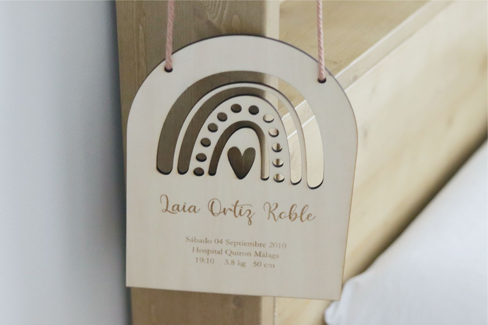 Placa de nacimiento - ARCOIRIS