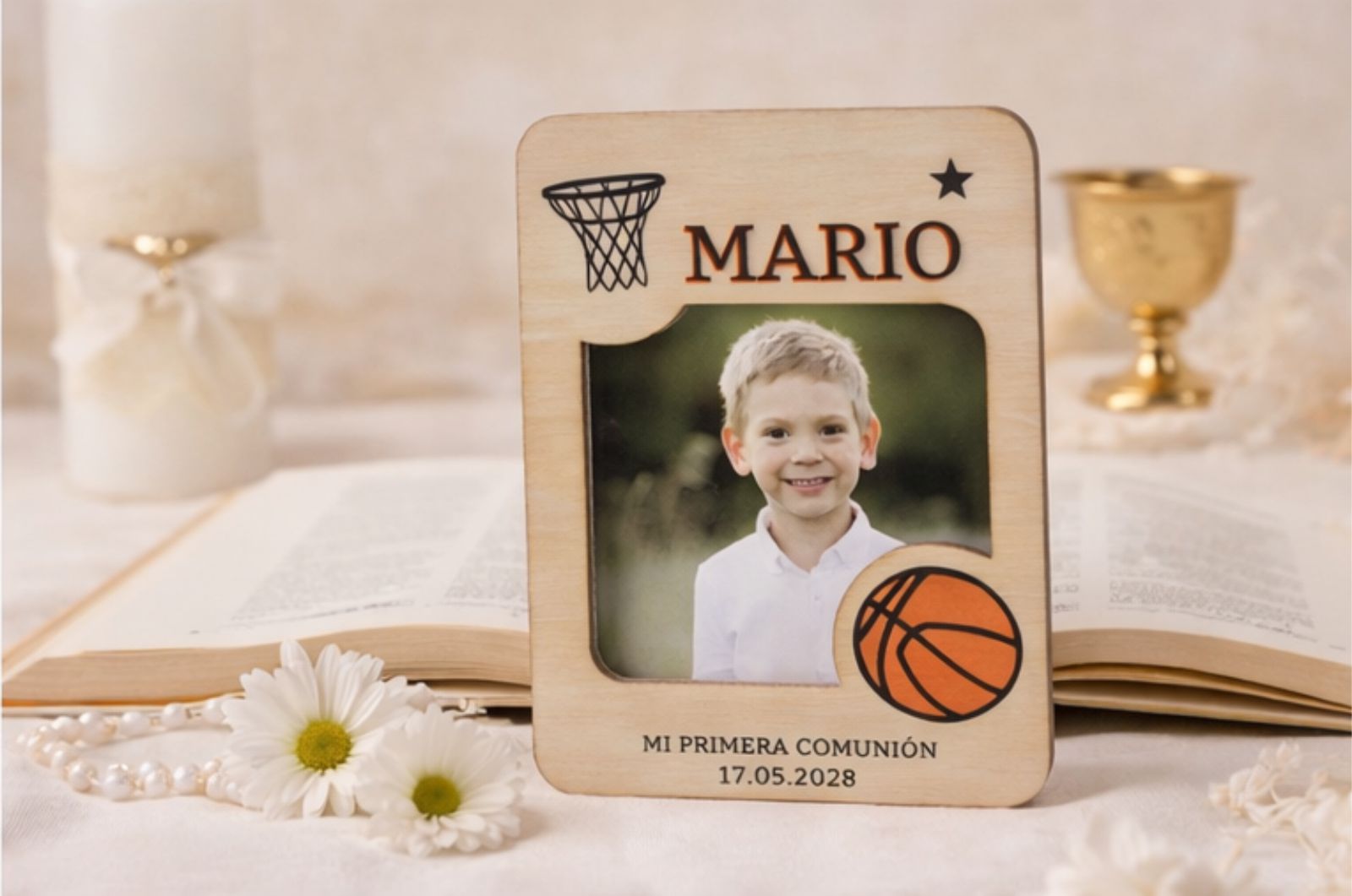 Portafotos con imán - Baloncesto