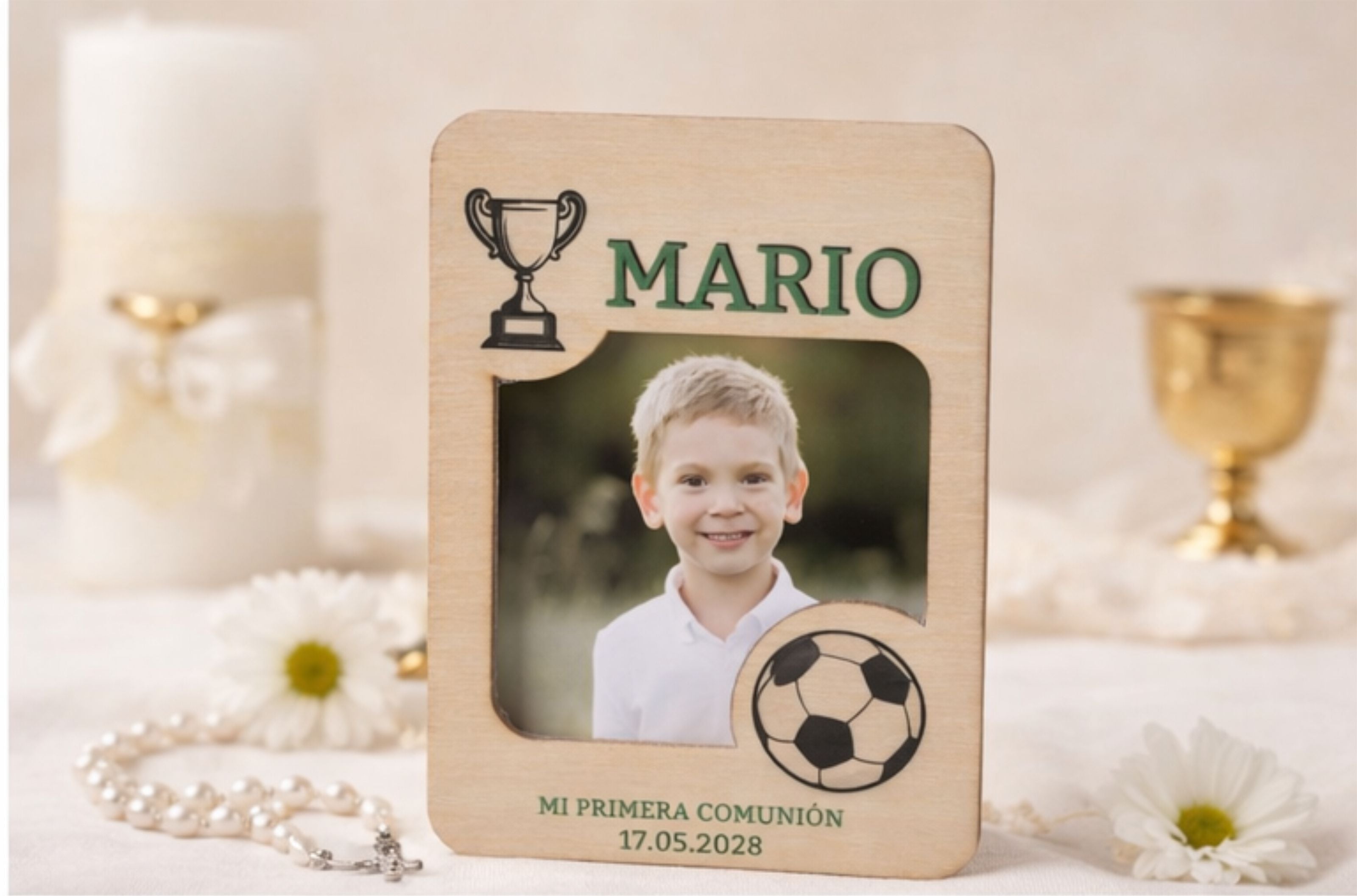 Portafotos con imán - Fútbol