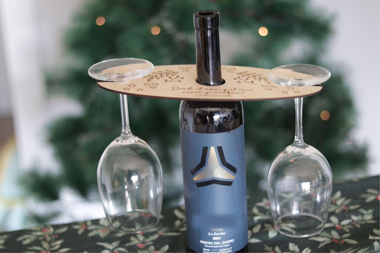 Portavasos navideño