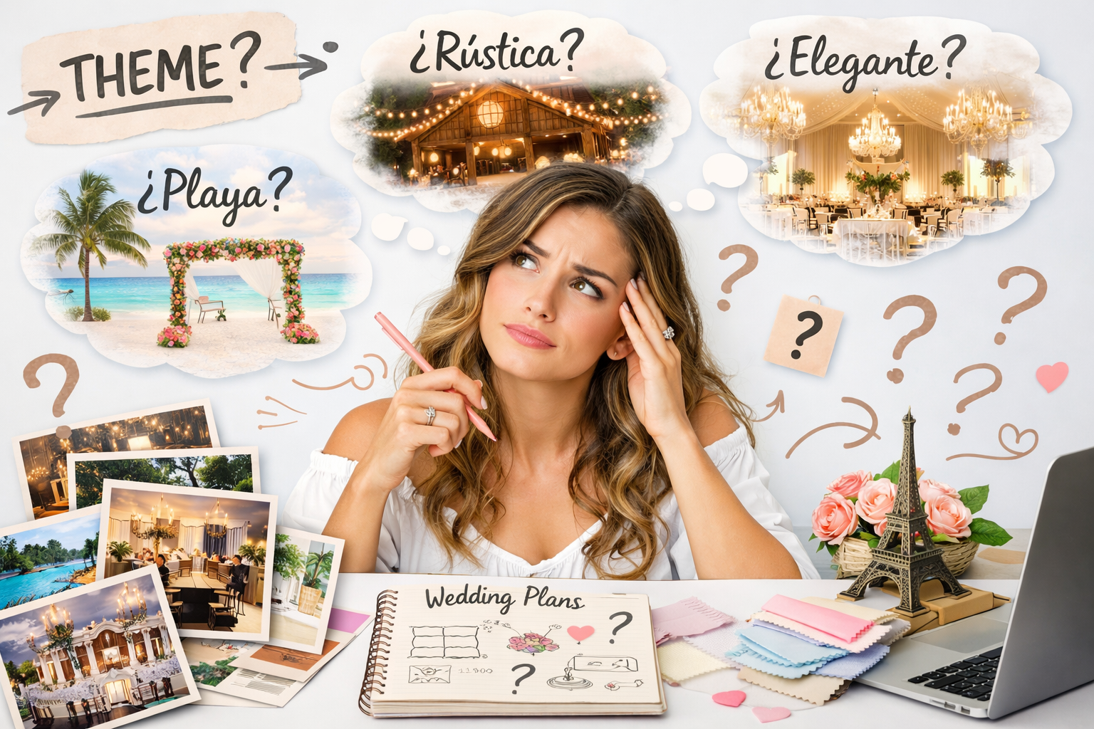 Cómo elegir la temática de tu boda (y no volverte loca en el  intento)