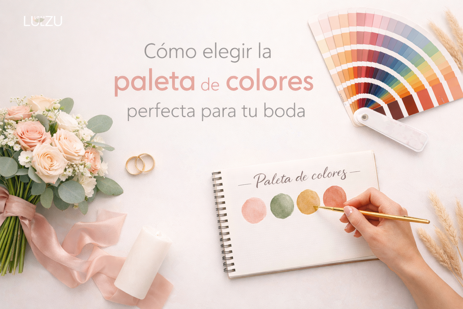 Cómo elegir la paleta de colores perfecta para tu boda