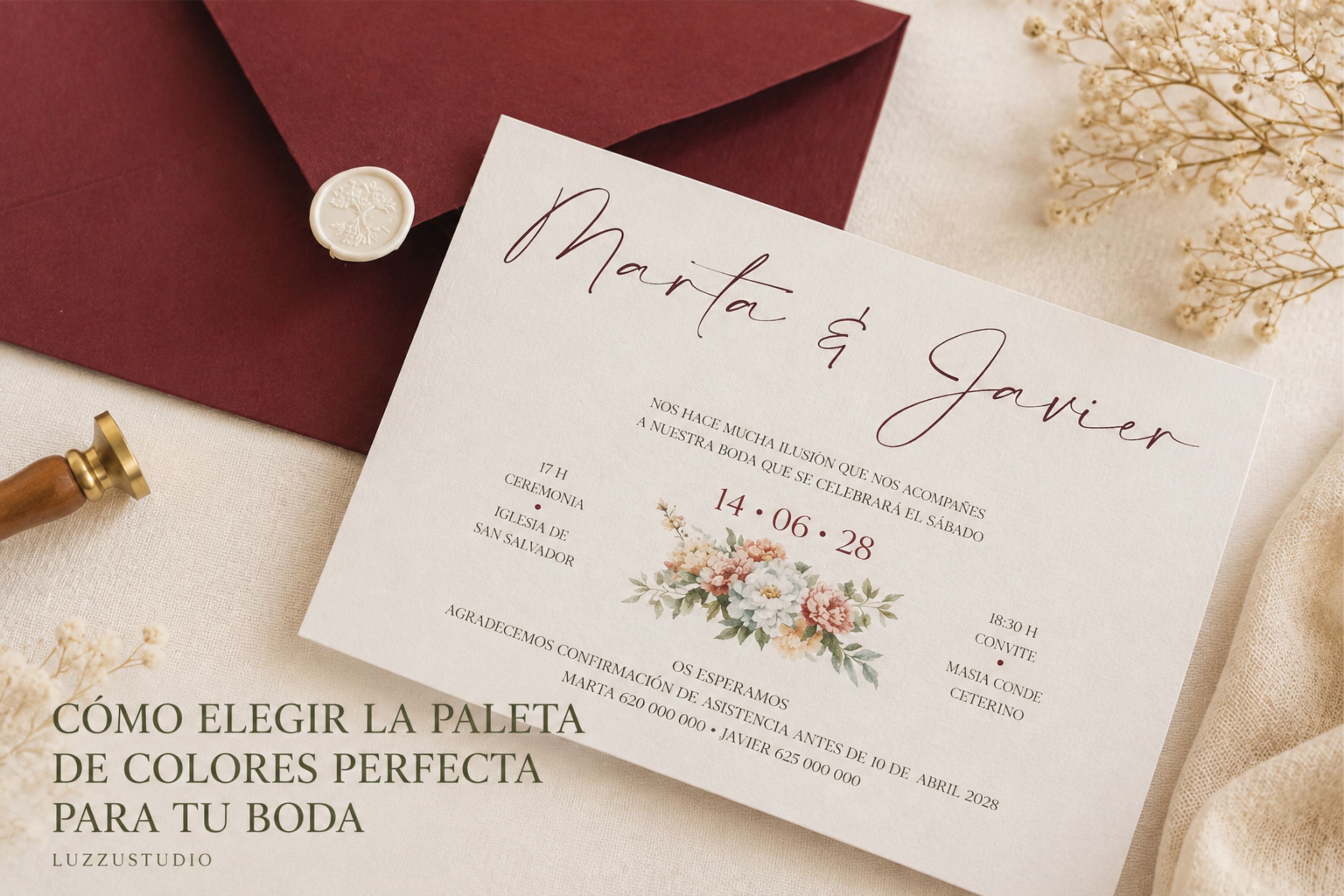 Cómo elegir la paleta de colores perfecta para tu boda