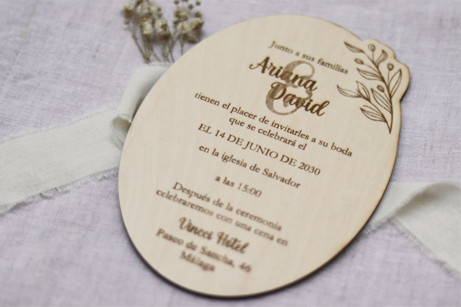 Invitación de boda - AMALIA