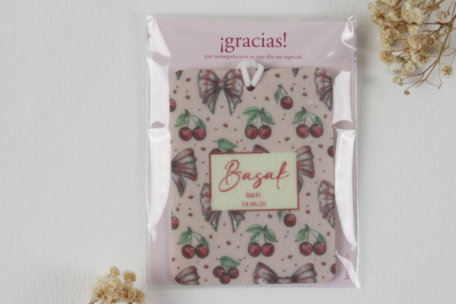 Ambientador de coche - Detalle para invitados