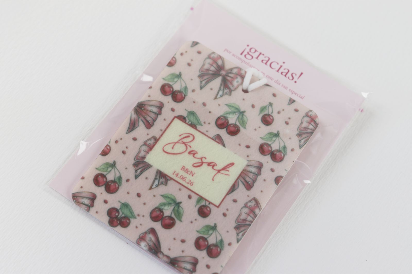 Ambientador de coche - Detalle para invitados