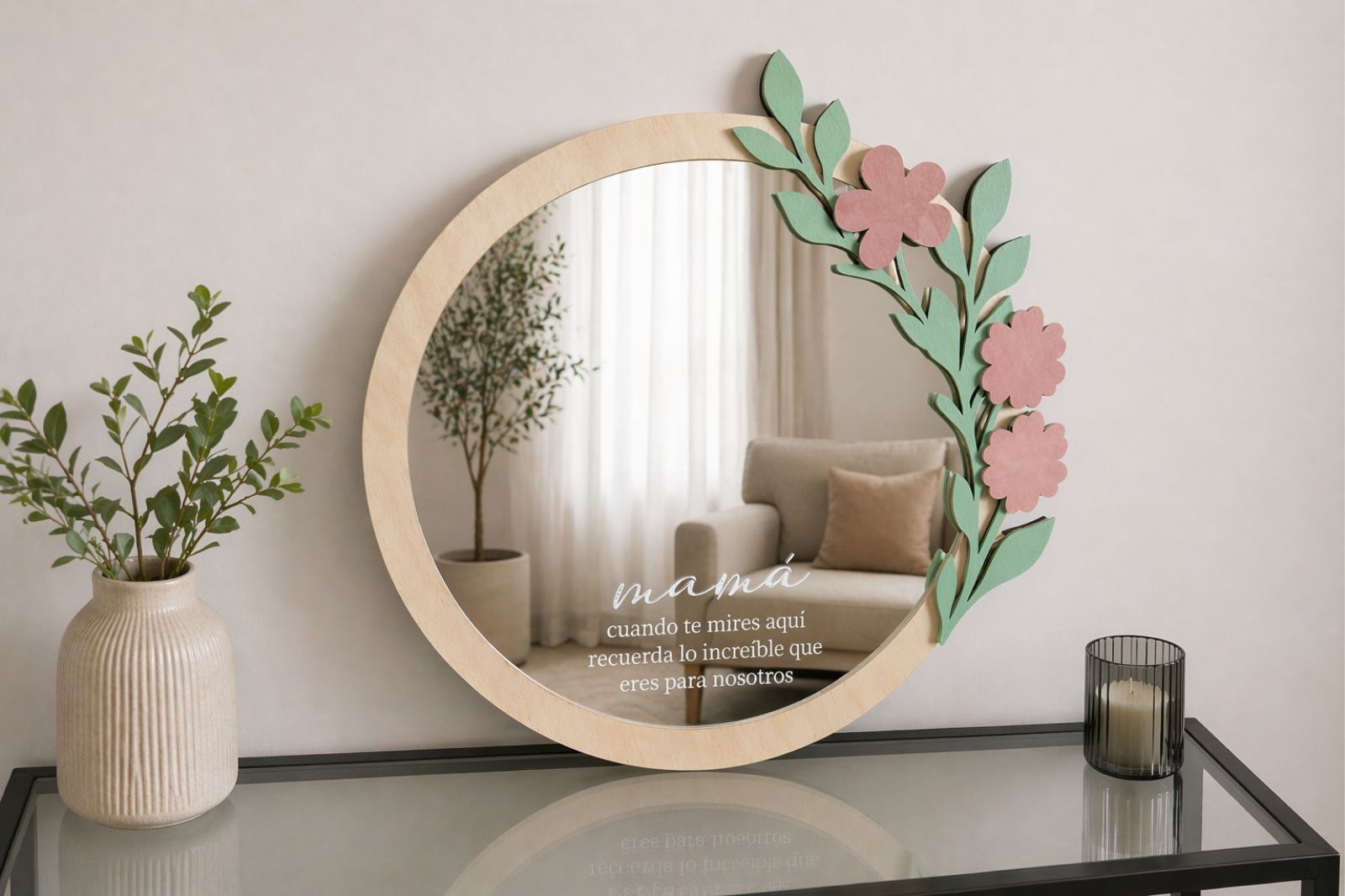 Espejo personalizado - Día de la madre