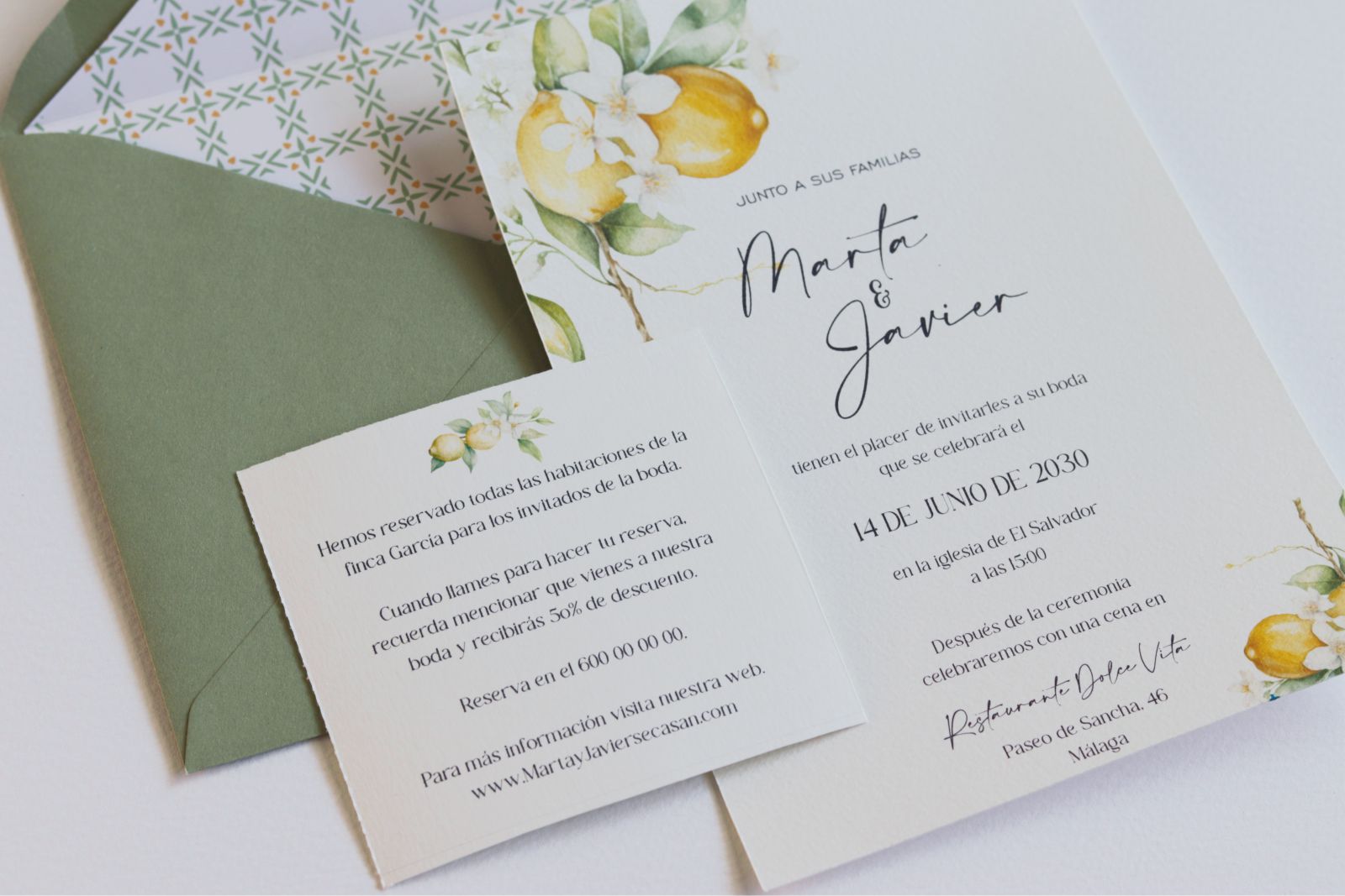 Invitación de Boda - SICILIA