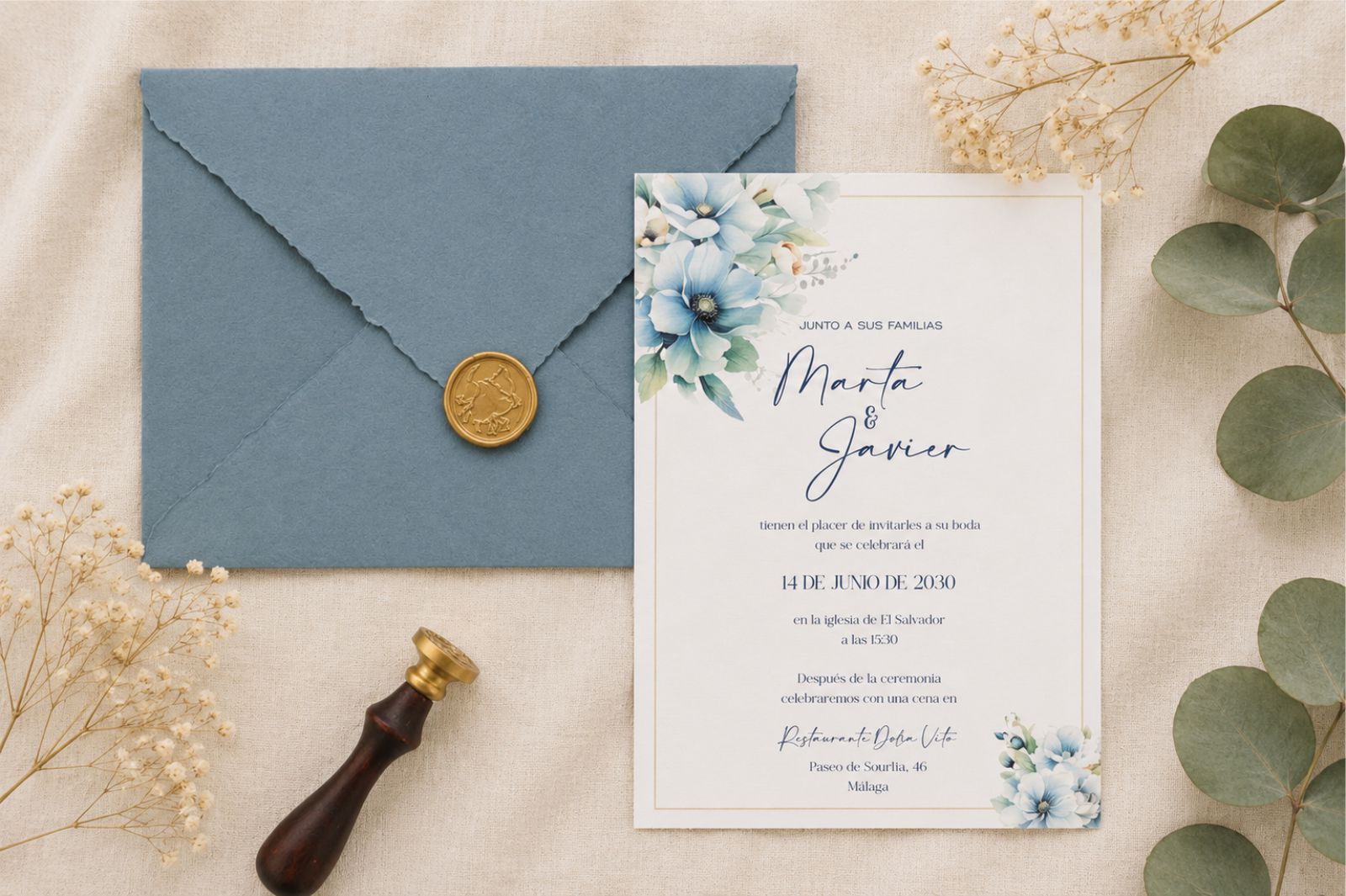 Invitación de Boda - CELESTE