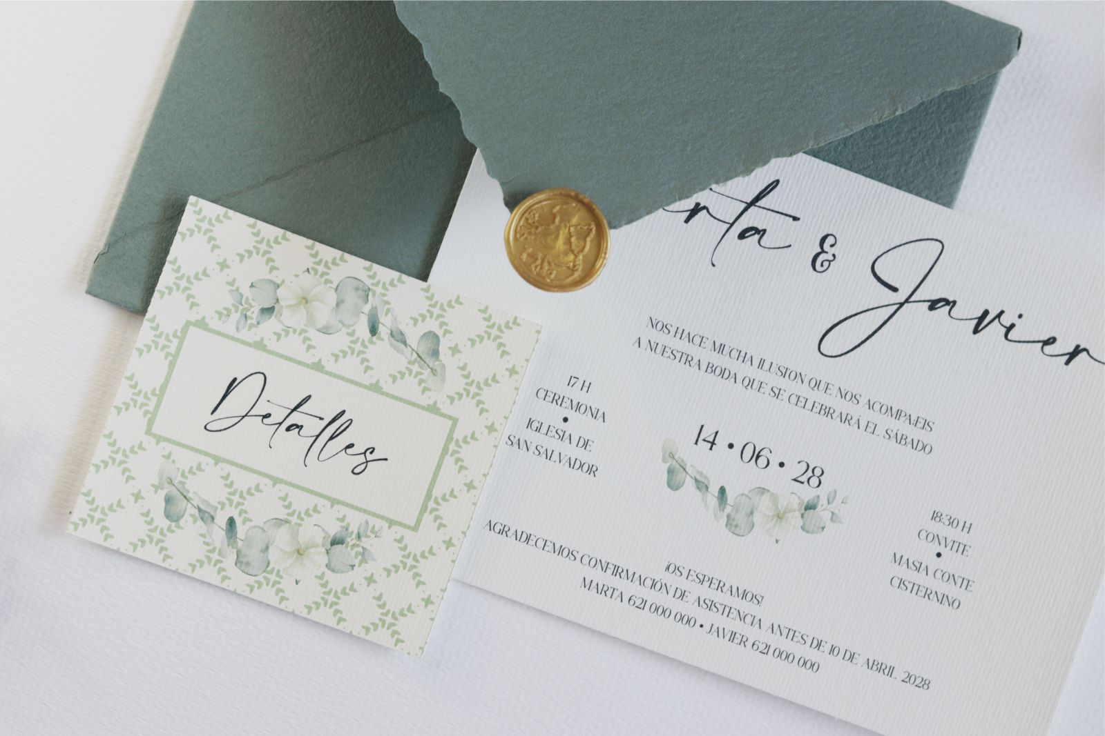 Invitación de Boda - EUCALIPTO