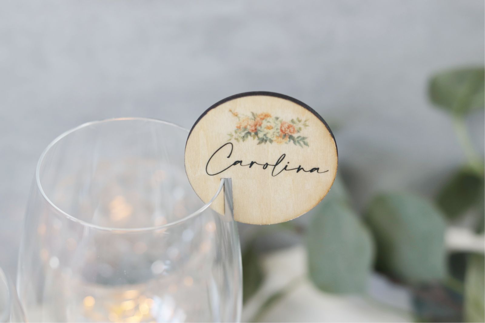 Marcacopas personalizado - AMATISTA