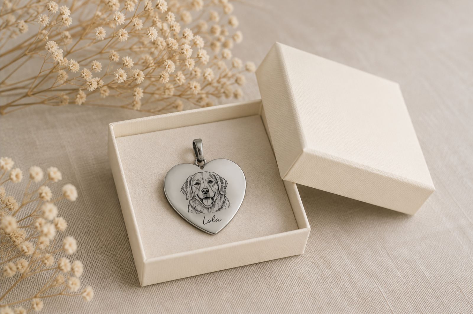 Medalla Ramo de Novia Personalizado - Corazón