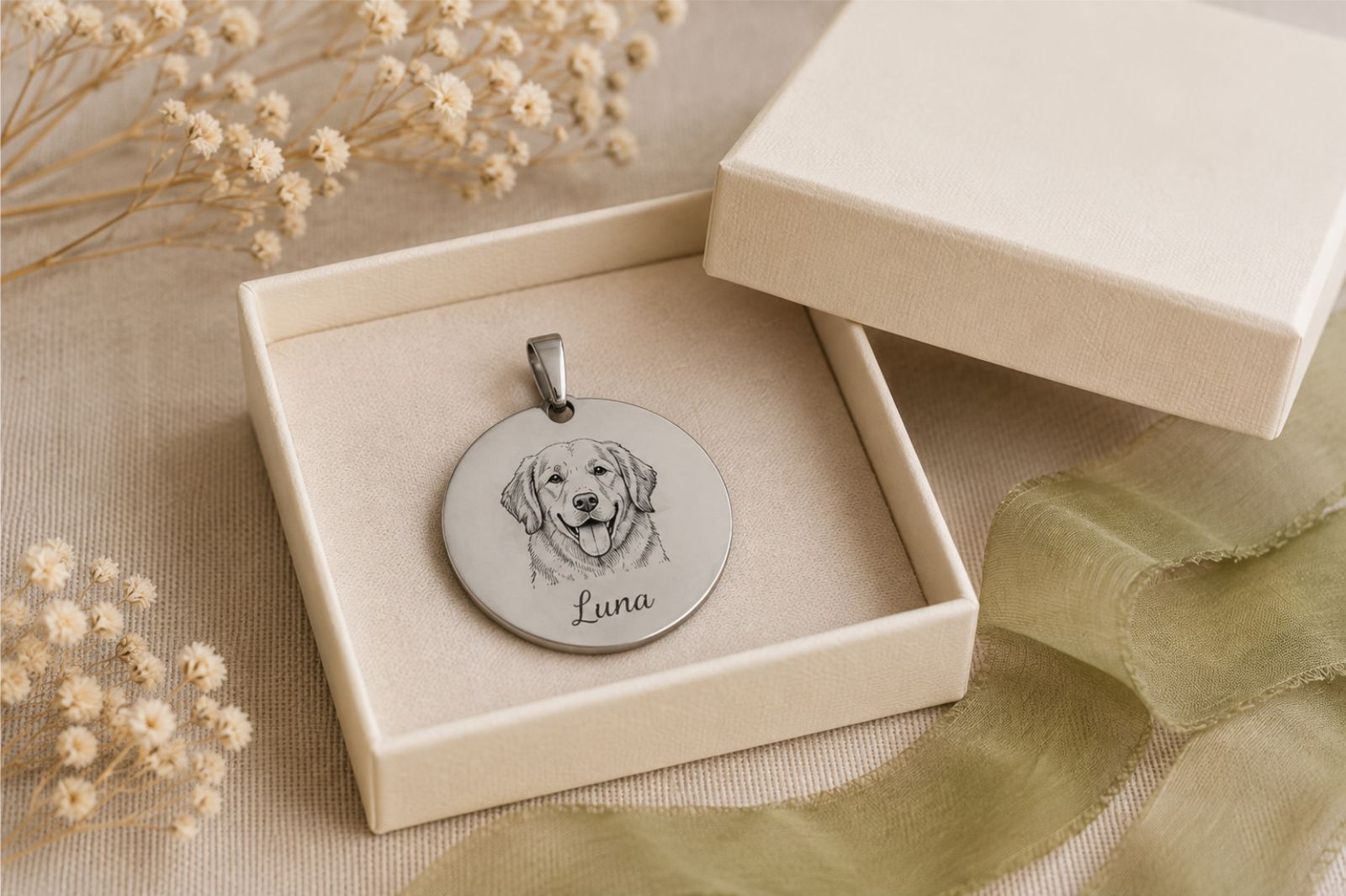 Medalla Ramo de Novia Personalizable