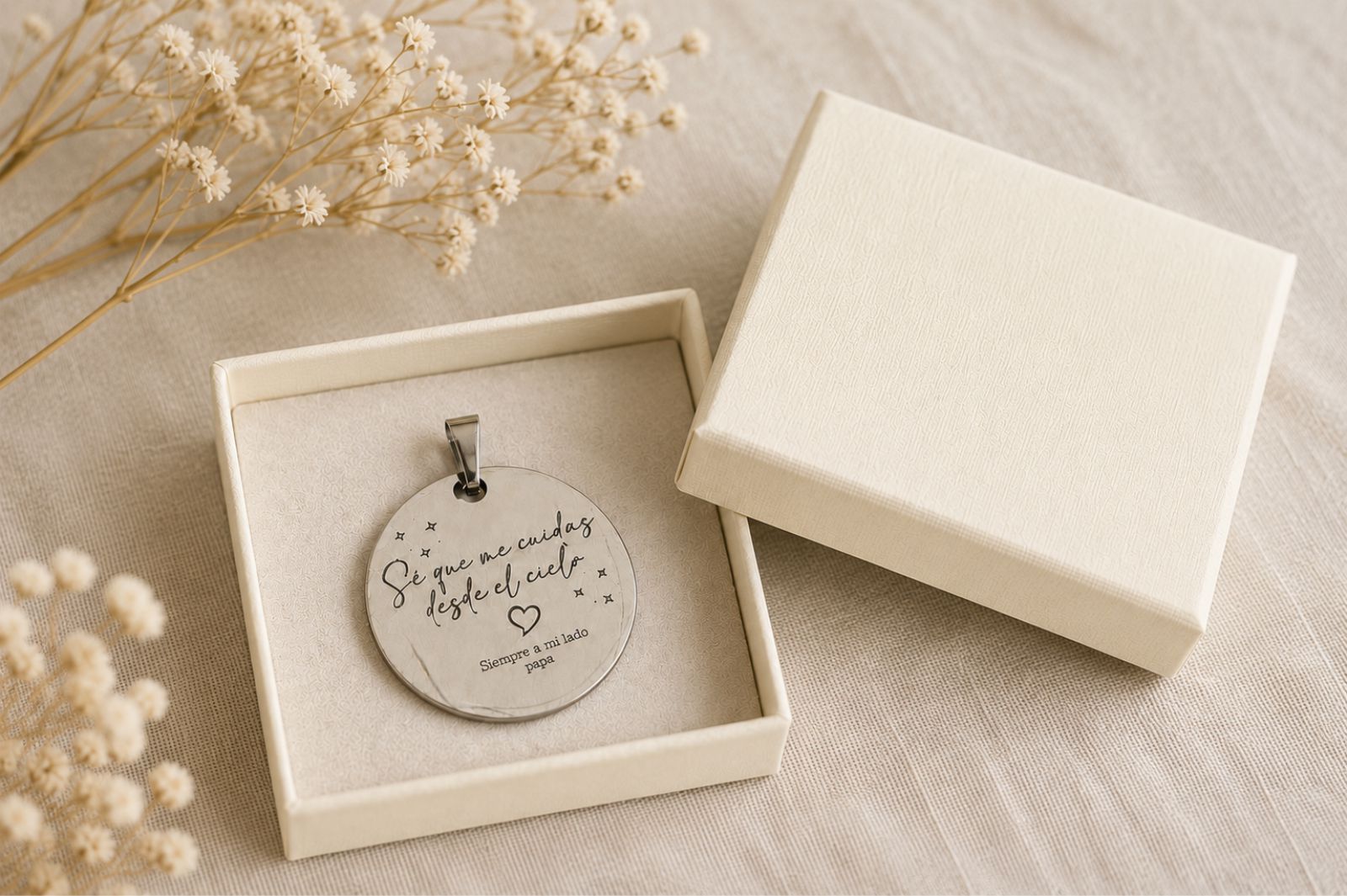 Medalla Ramo de Novia Personalizable