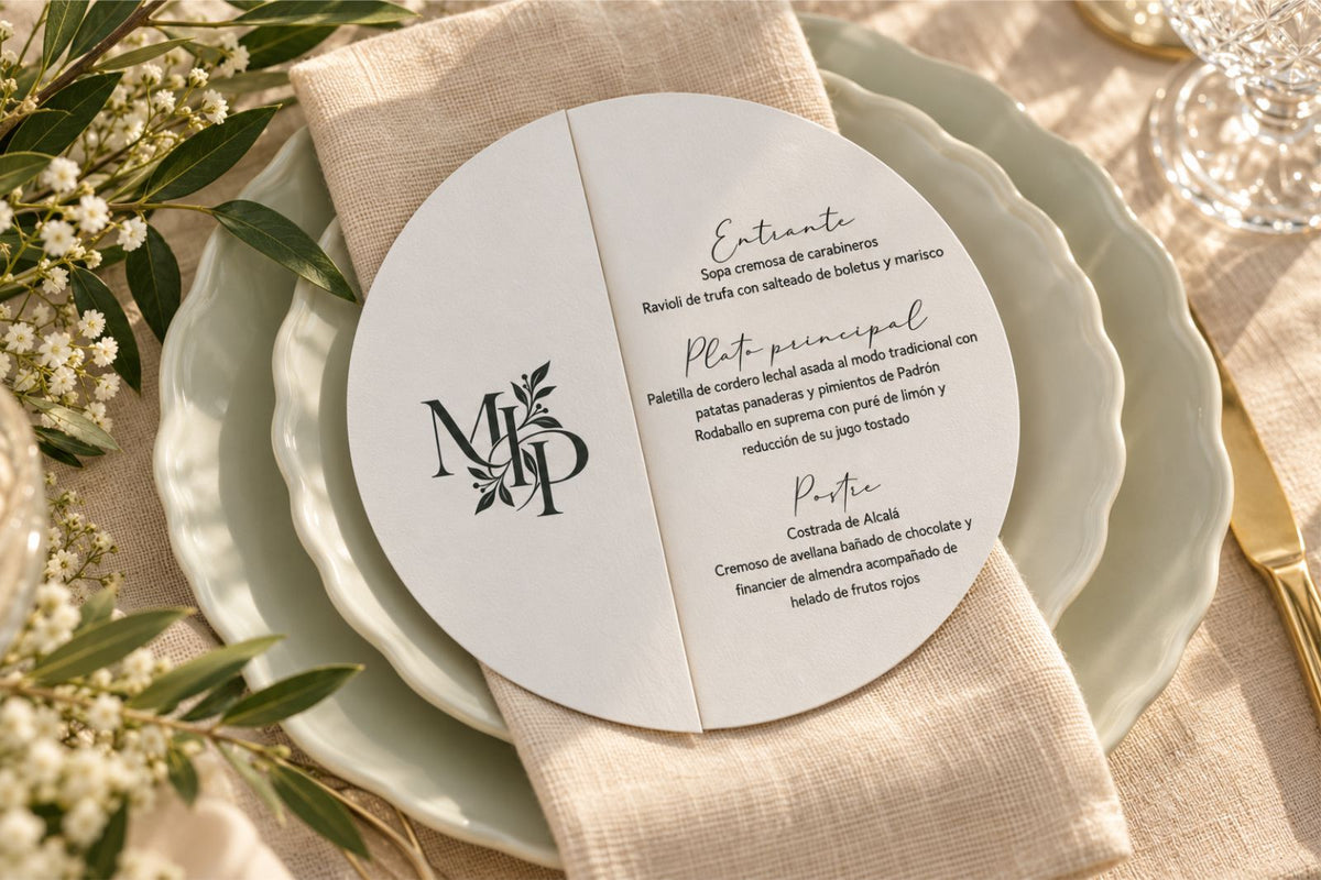 Menú de boda - LOGO