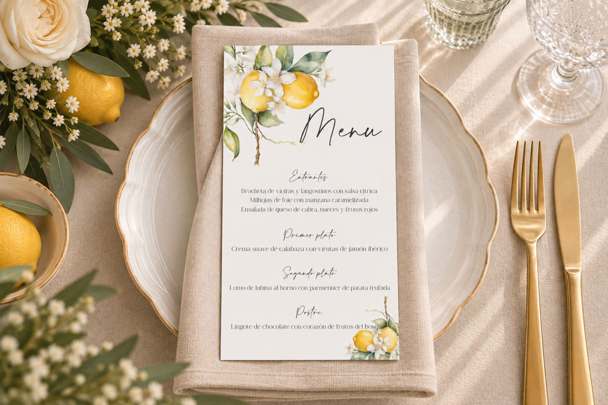 Menú de boda - SICILIA