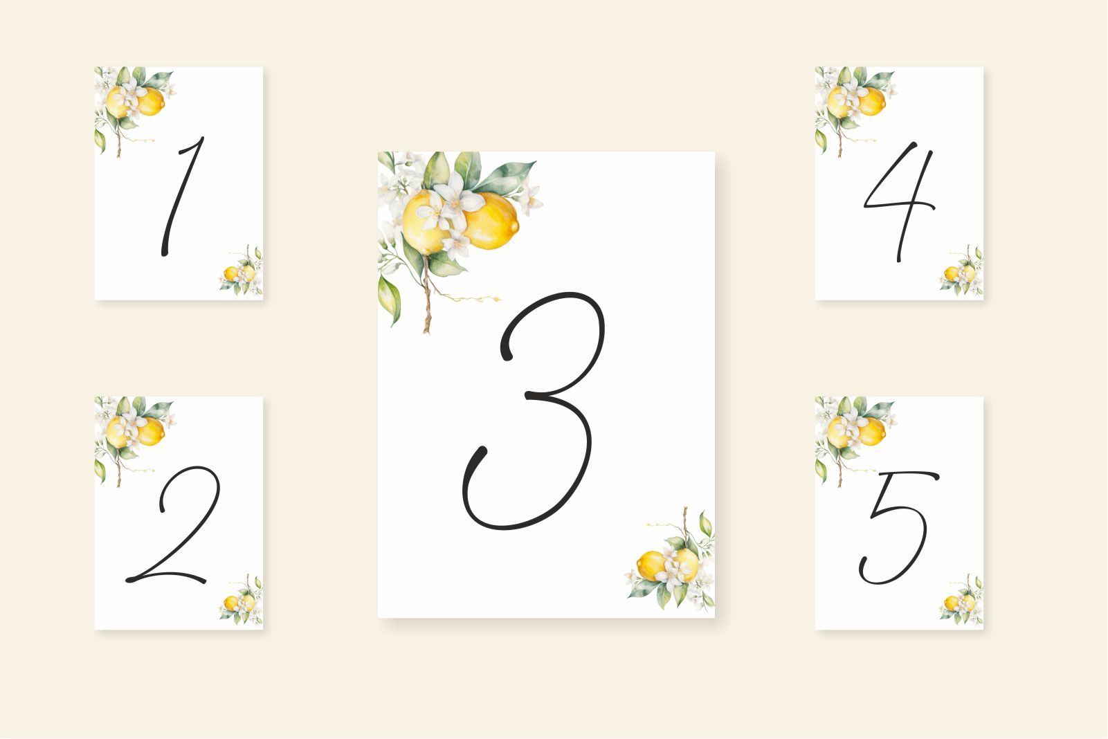 Número de mesa - SICILIA