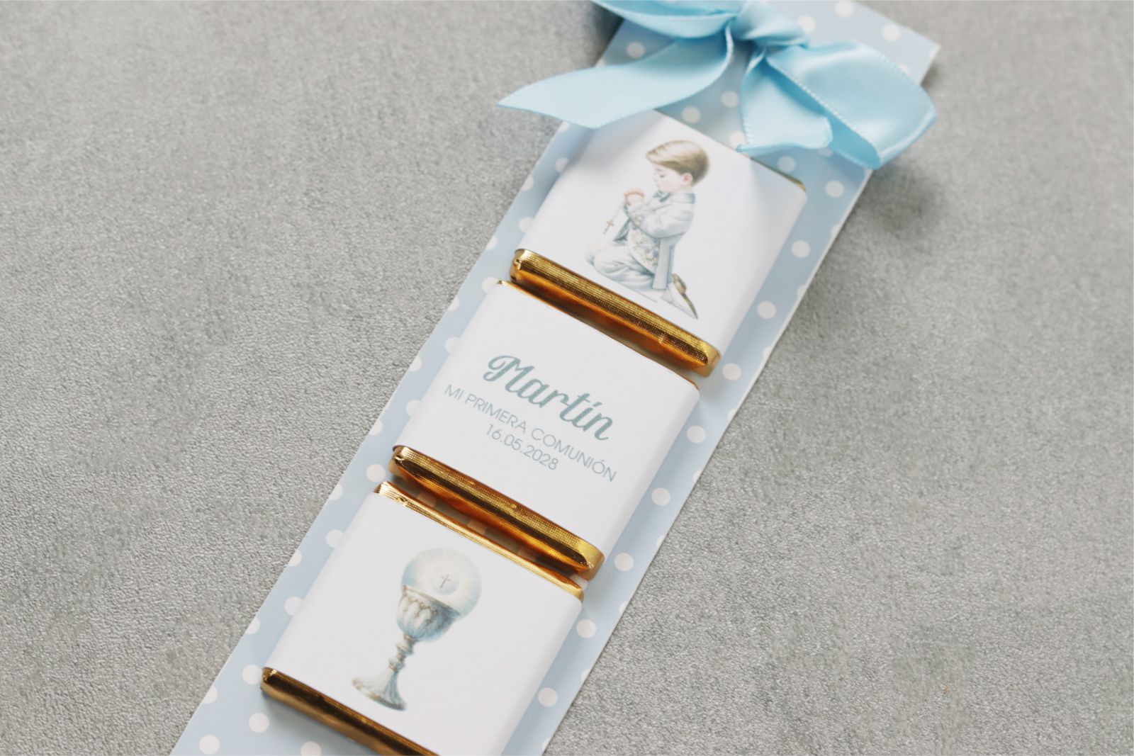 Napolitana de chocolate - Comunión de niño