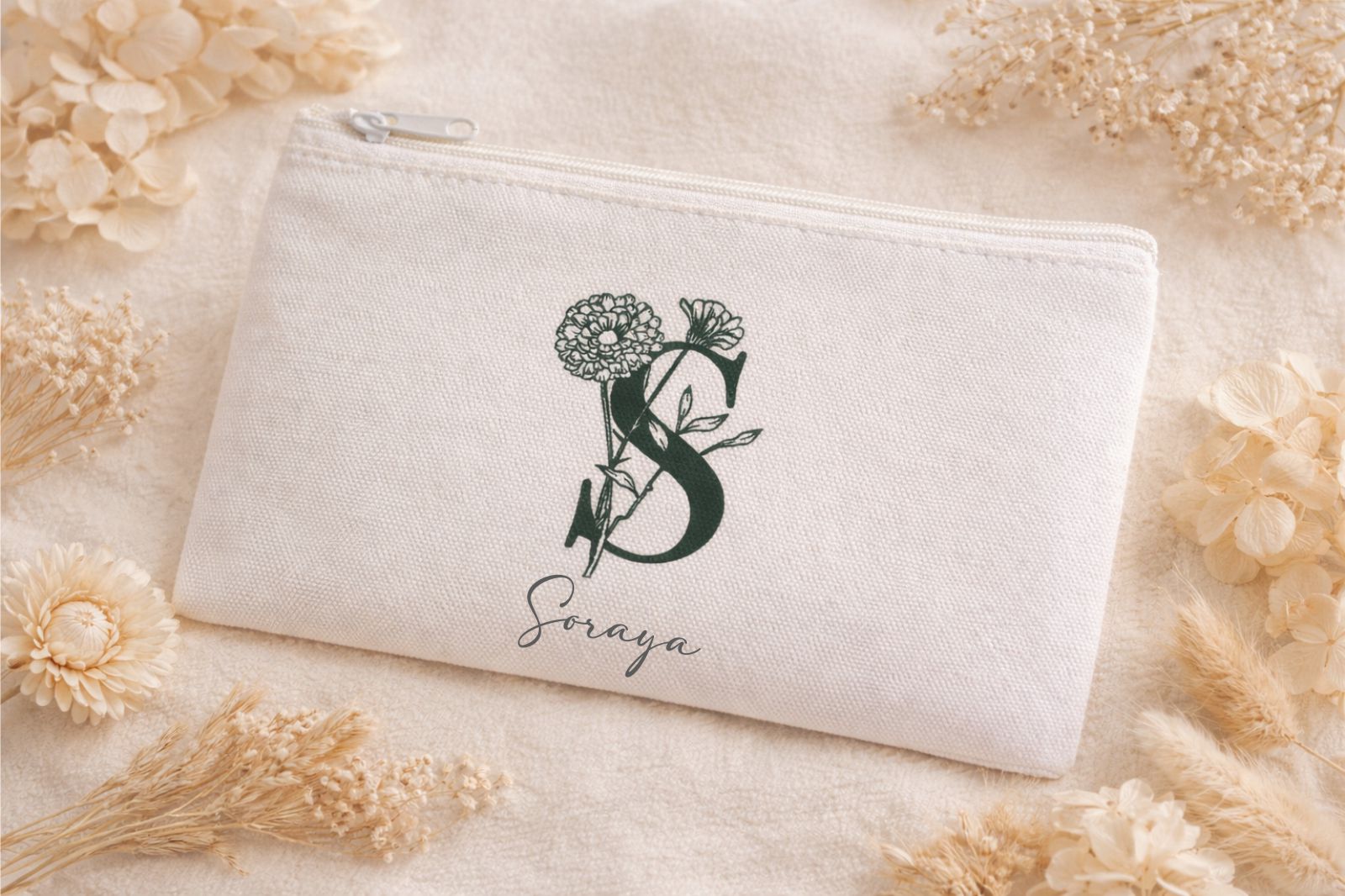 Neceser personalizado para damas de honor - Inicial y nombre