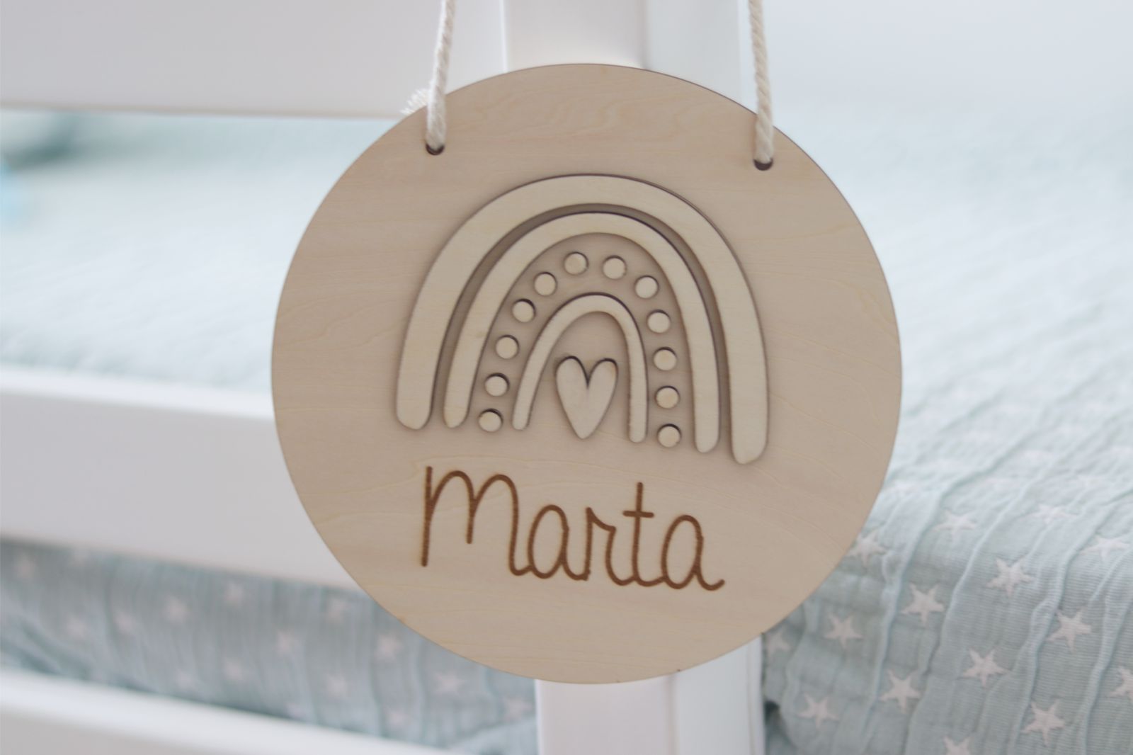 Placa de nombre - ARCOIRIS