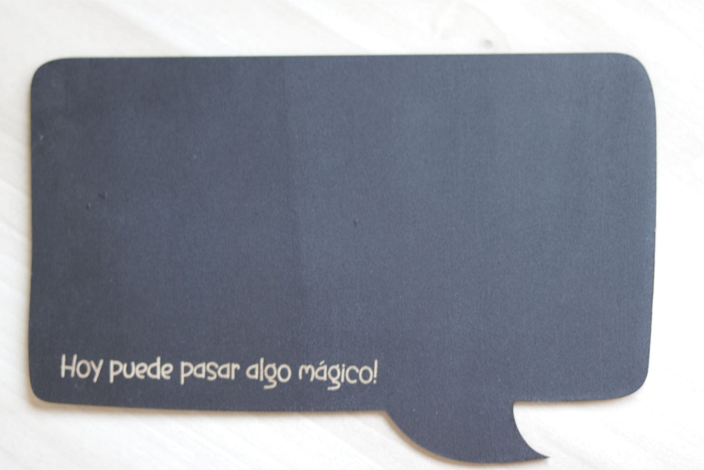 Pizarra personalizable - BOCADILLO CUADRADO