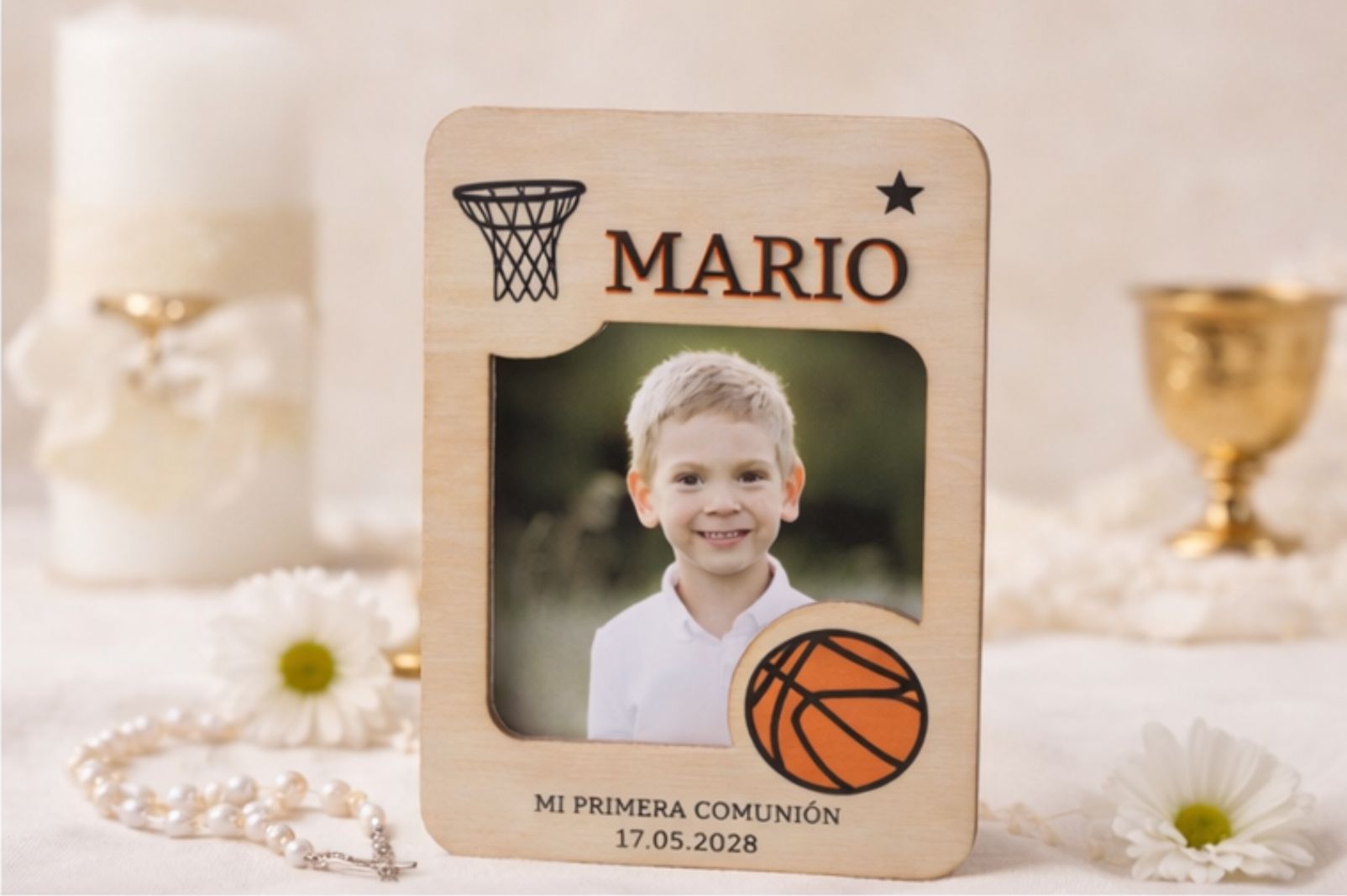 Portafotos con imán - Baloncesto