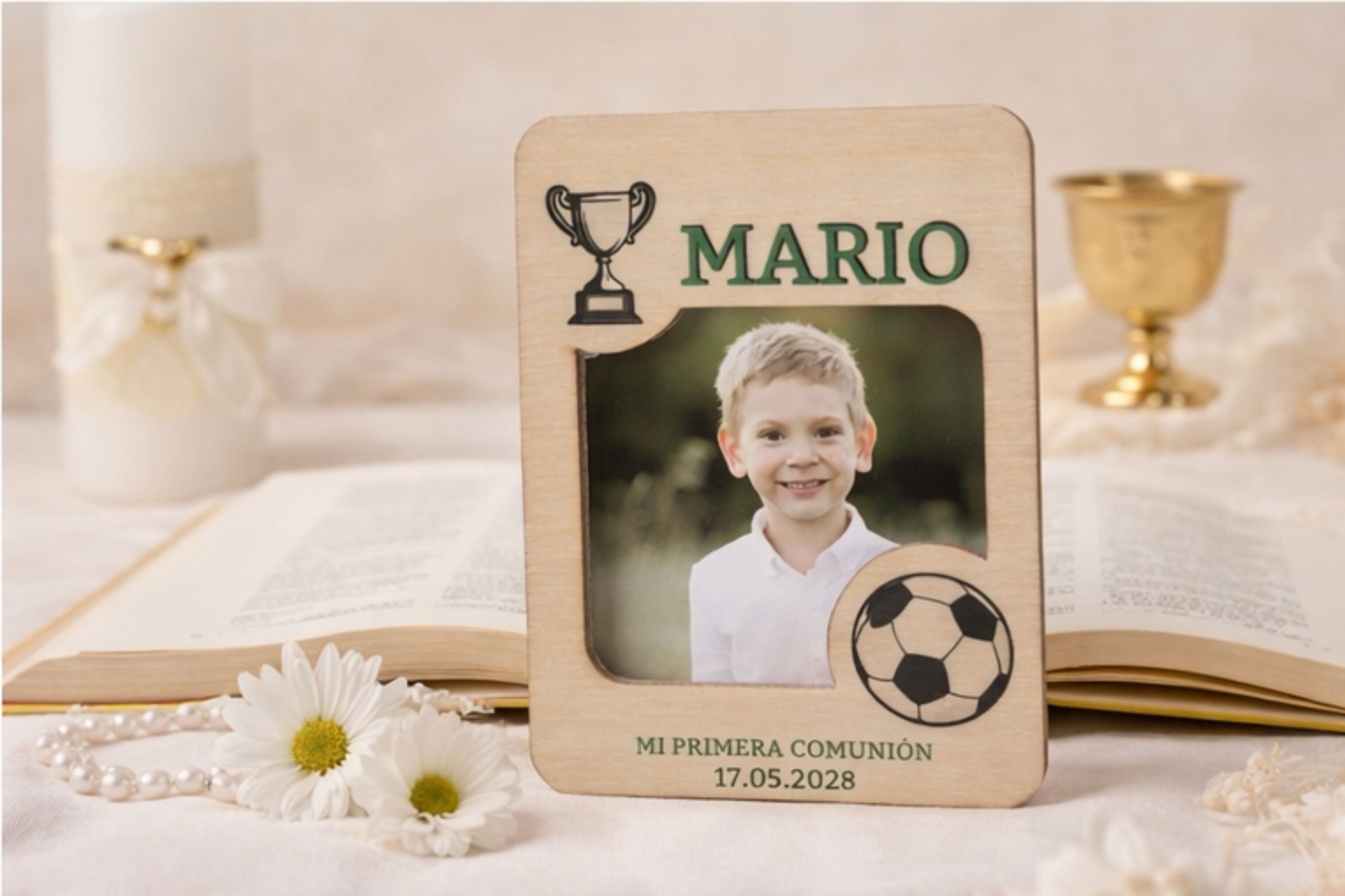 Portafotos con imán - Fútbol